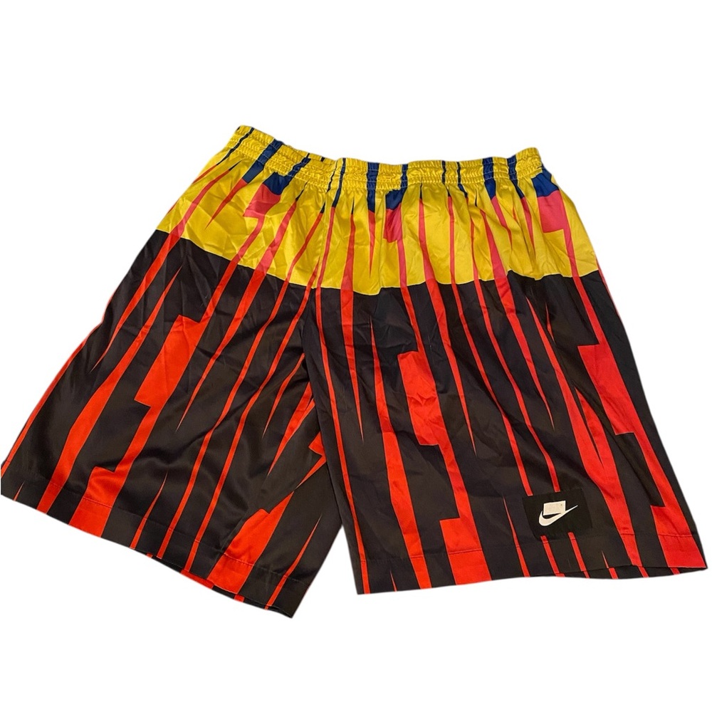 Unisex Nike All Over Print Shorts Silky Boxing Shorts size L Basketball Dri Fit
